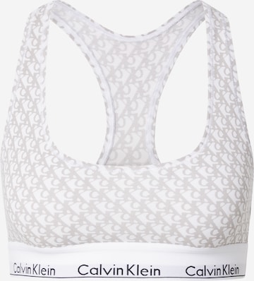 Soutien-gorge Calvin Klein Underwear en beige : devant
