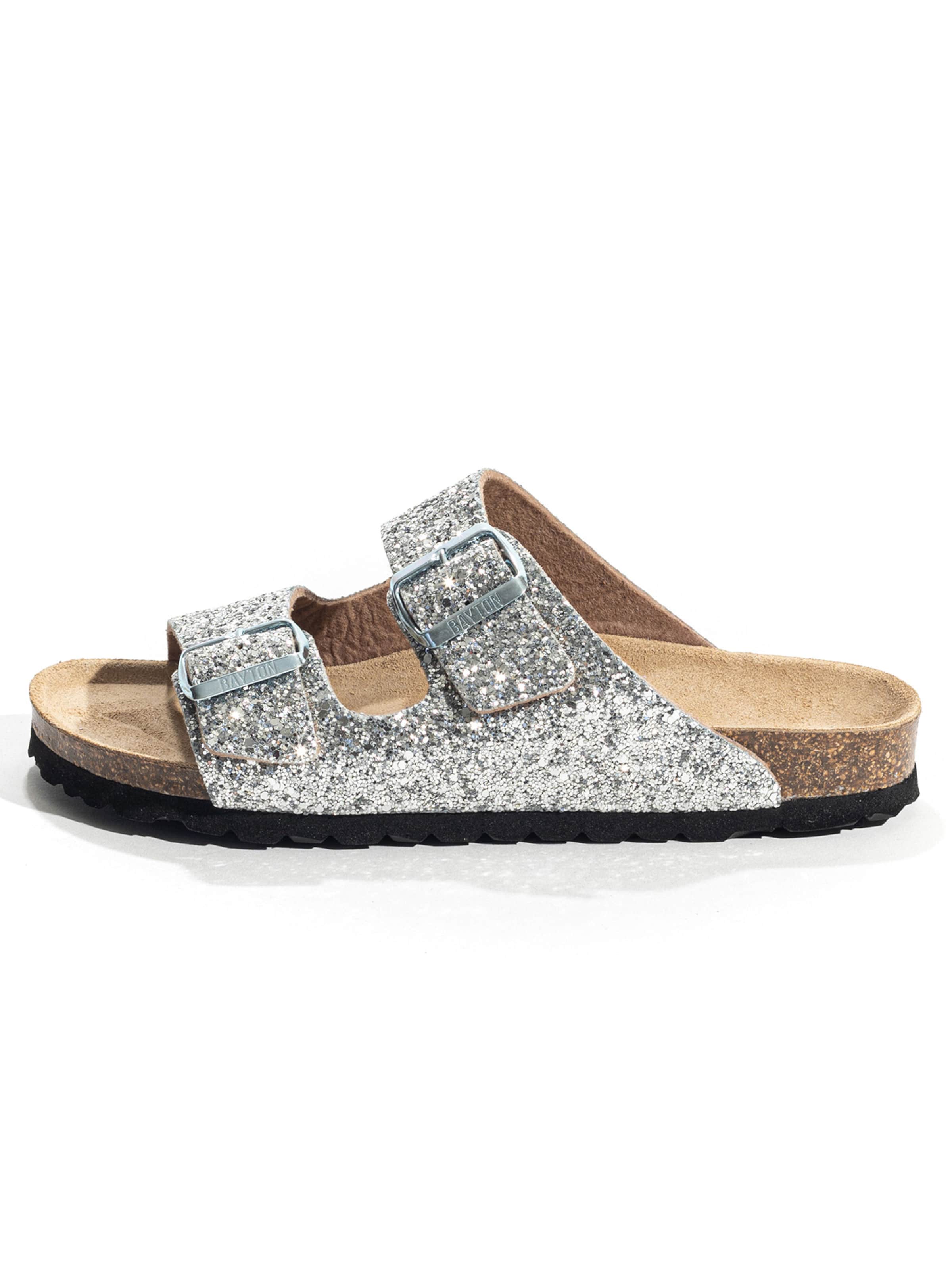 Bayton Šľapky 'Tracy' - Strieborná: predná strana