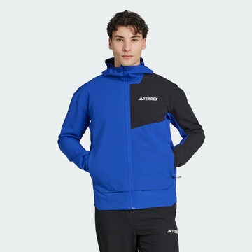 ADIDAS TERREX Outdoorjas in Blauw: voorkant