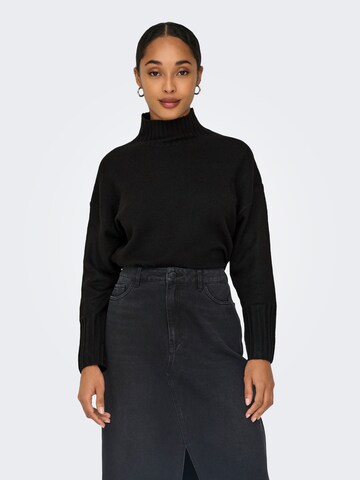 Pull-over 'ONLGABRIEL' ONLY en noir : devant