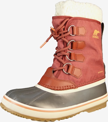 SOREL Snowboots 'Winter Carnival' in Rood: voorkant