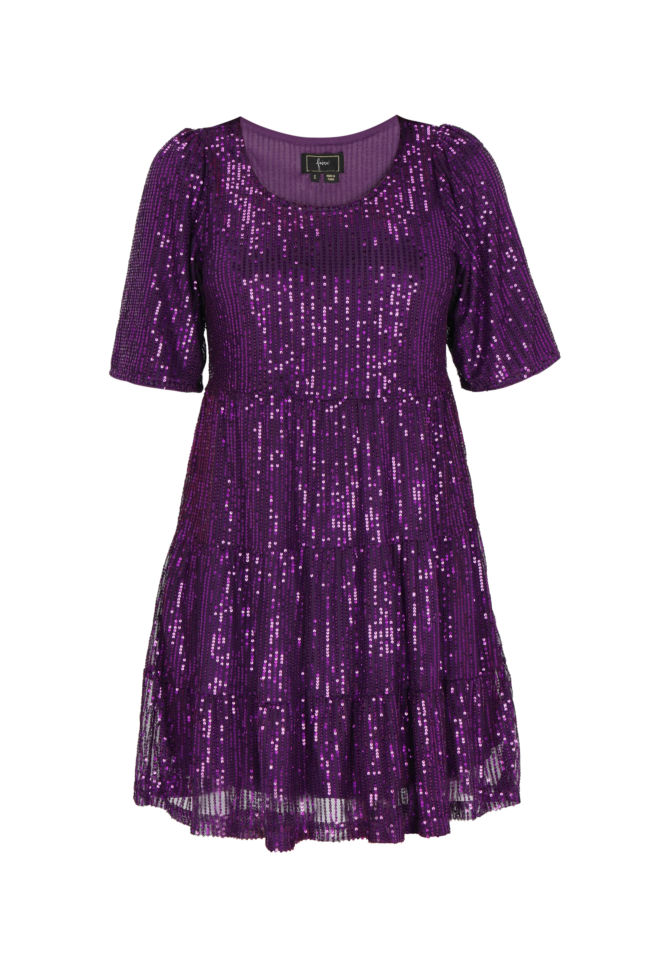 faina Cocktailmekko värissä lila: etupuoli