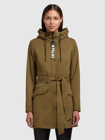 khujo Between-Seasons Parka 'LAUREN4' in Green: front