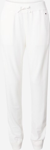 TOMMY HILFIGER Tapered Trousers 'CUFF C&S' in White: front