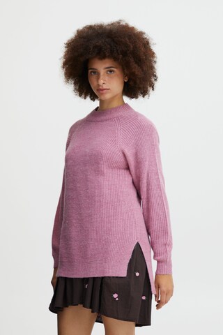 ICHI Sweater 'IHMARAT' in Purple: front