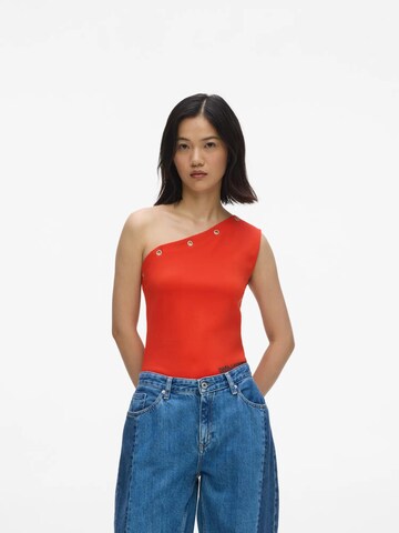 KARL LAGERFELD JEANS Top - Červená: predná strana