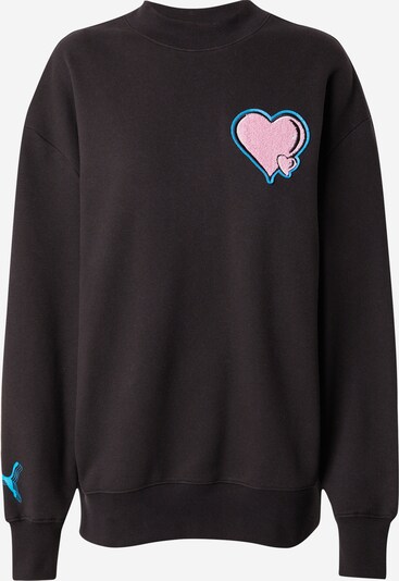 PUMA Sweater majica 'Whole Lotta Love' u svijetloplava / svijetloroza / crna, Pregled proizvoda