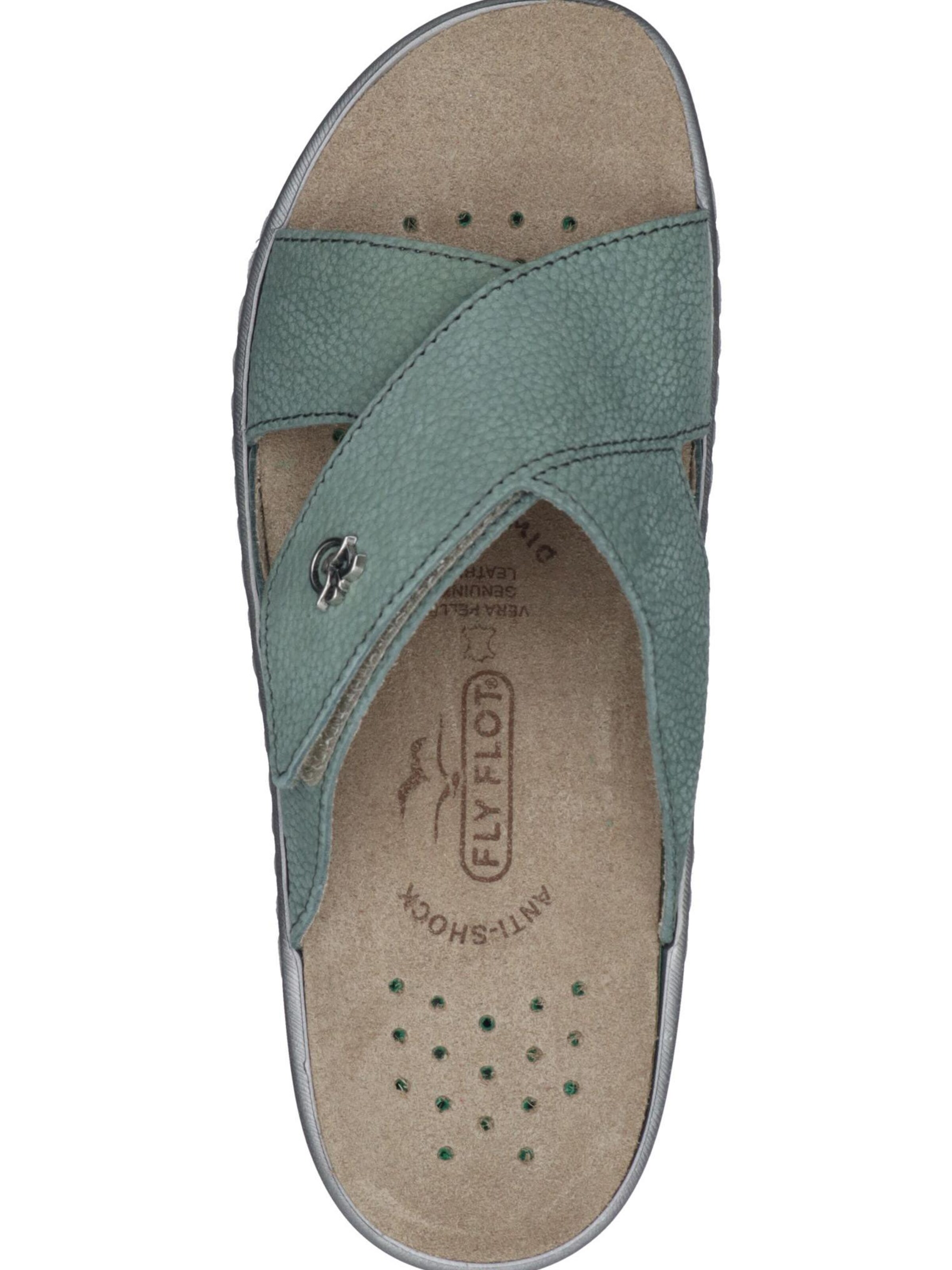 FLY FLOT Mules in Green