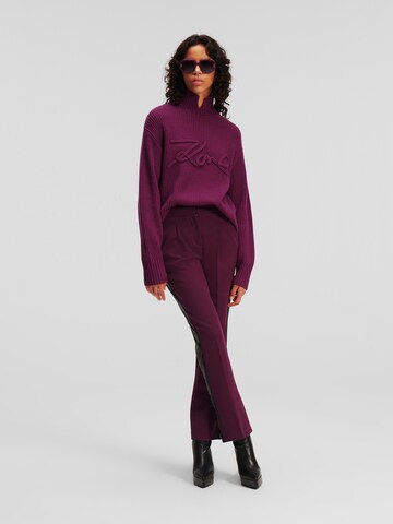 Karl Lagerfeld Sweater in Purple