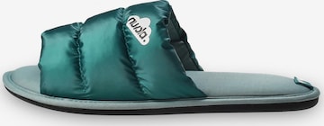 Nuvola. Slipper 'Zueco Spring' in Green: front