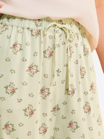 Pantalon de pyjama 'Ceala' ETAM en vert