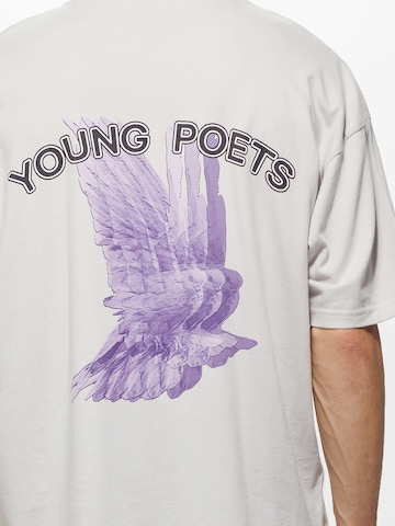 Young Poets Shirt 'Blurry Yoricko 224' in Grey