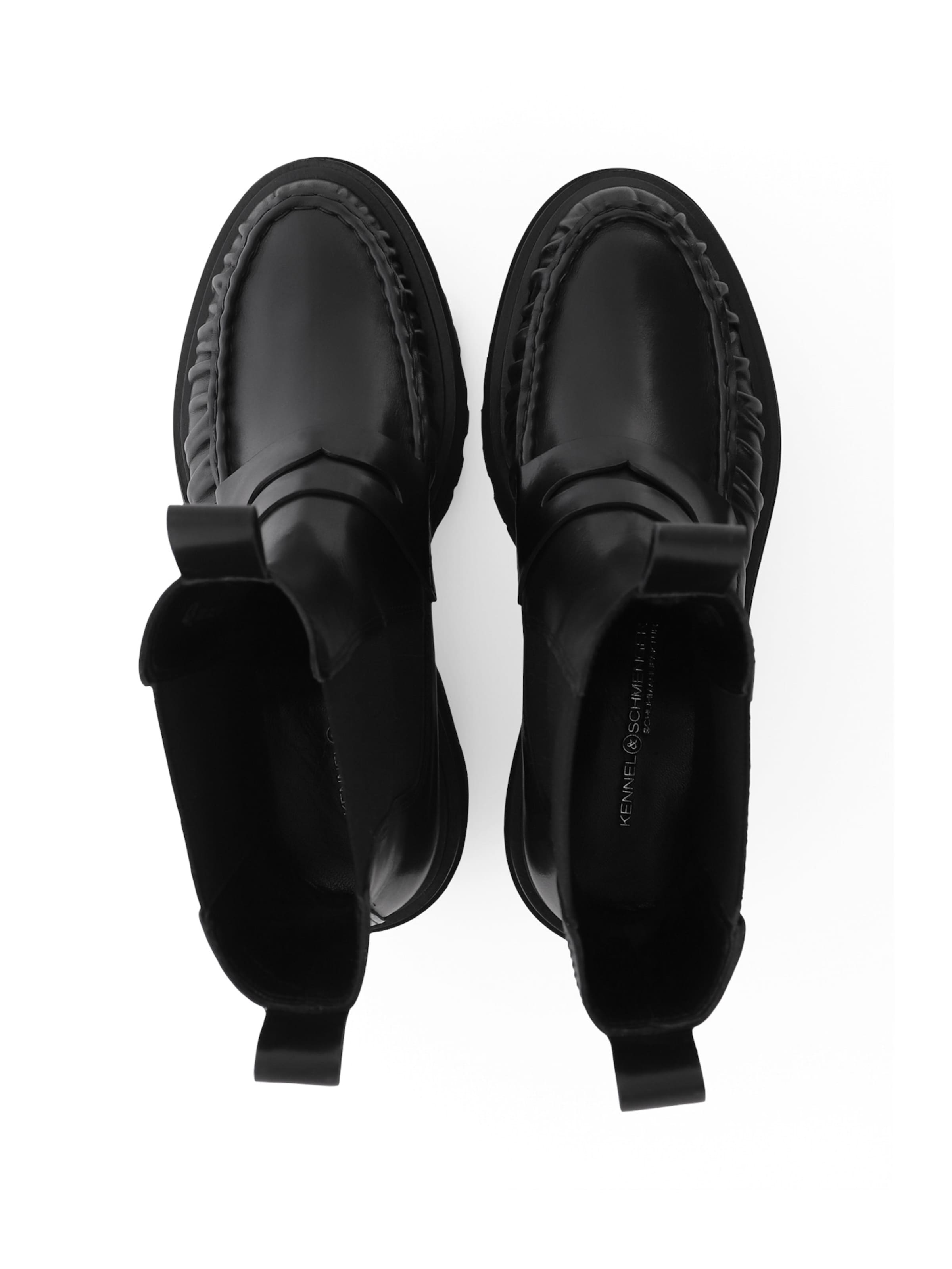 Chelsea Boots ' BELL ' Kennel & Schmenger en noir
