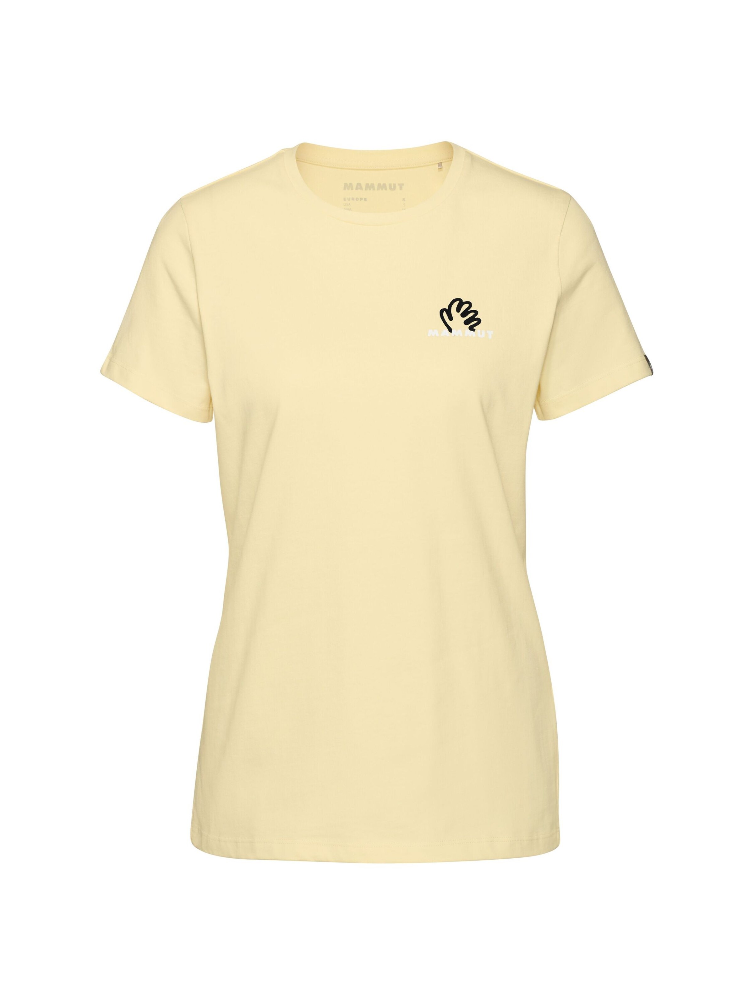 MAMMUT Funktionsshirt 'Massone Hold' in Gelb: Vorderseite