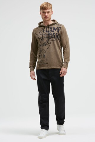 CAMP DAVID Sweatshirt in Beige: front