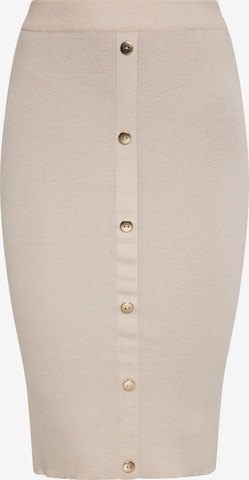 NAEMI Rok in Beige: voorkant