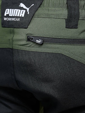 PUMA Workwear Regular Outdoor Pants 'ProOne' in Green