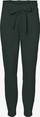 Vero Moda Tall Slimfit Bandplooibroek 'Eva' in Groen: voorkant