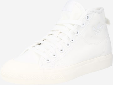ADIDAS ORIGINALS High-Top Sneakers 'NIZZA' in White: front
