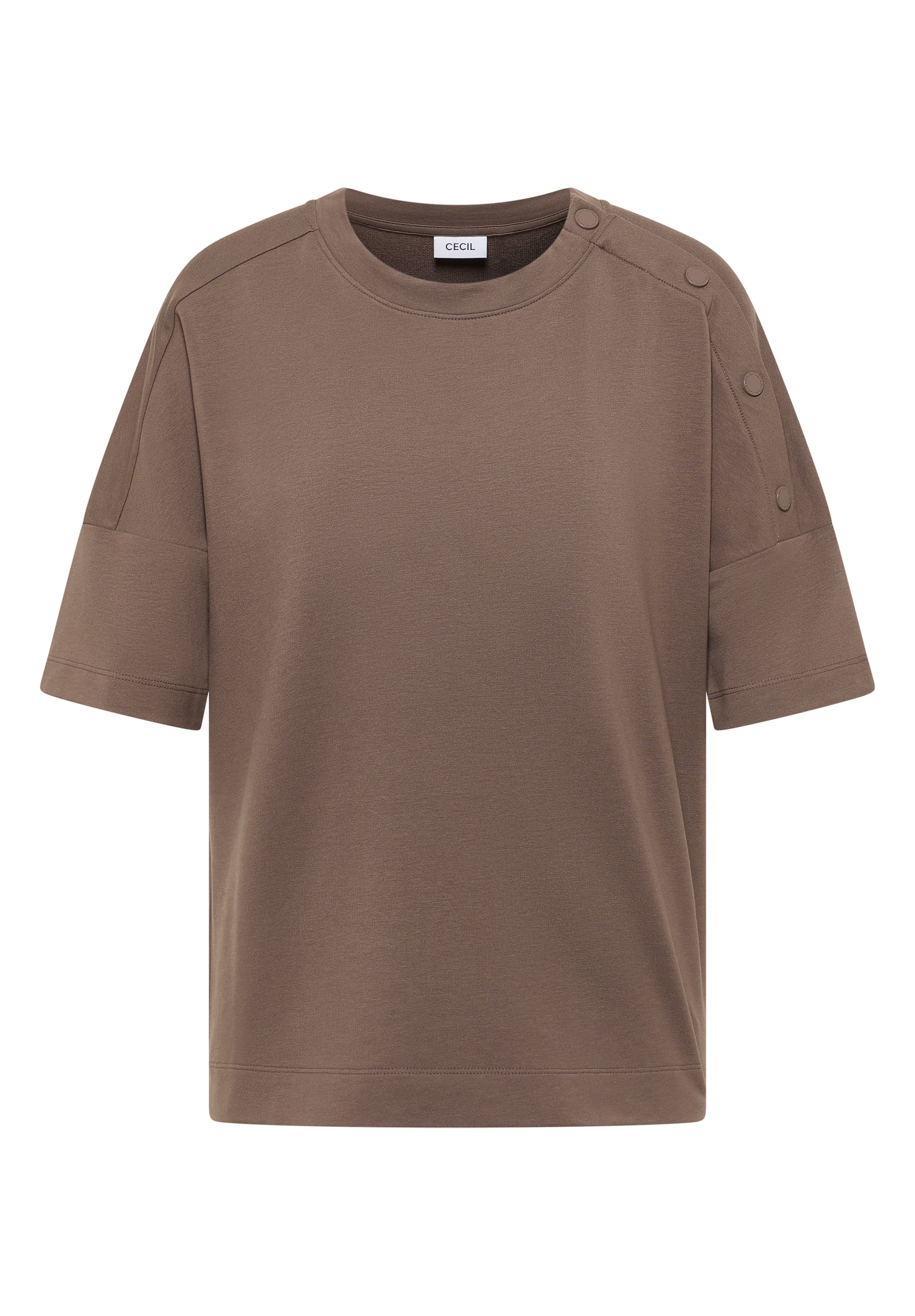 CECIL T-Shirt in Braun: Vorderseite