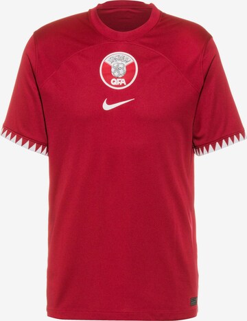 Maillot 'Quatar 2022' NIKE en rouge : devant