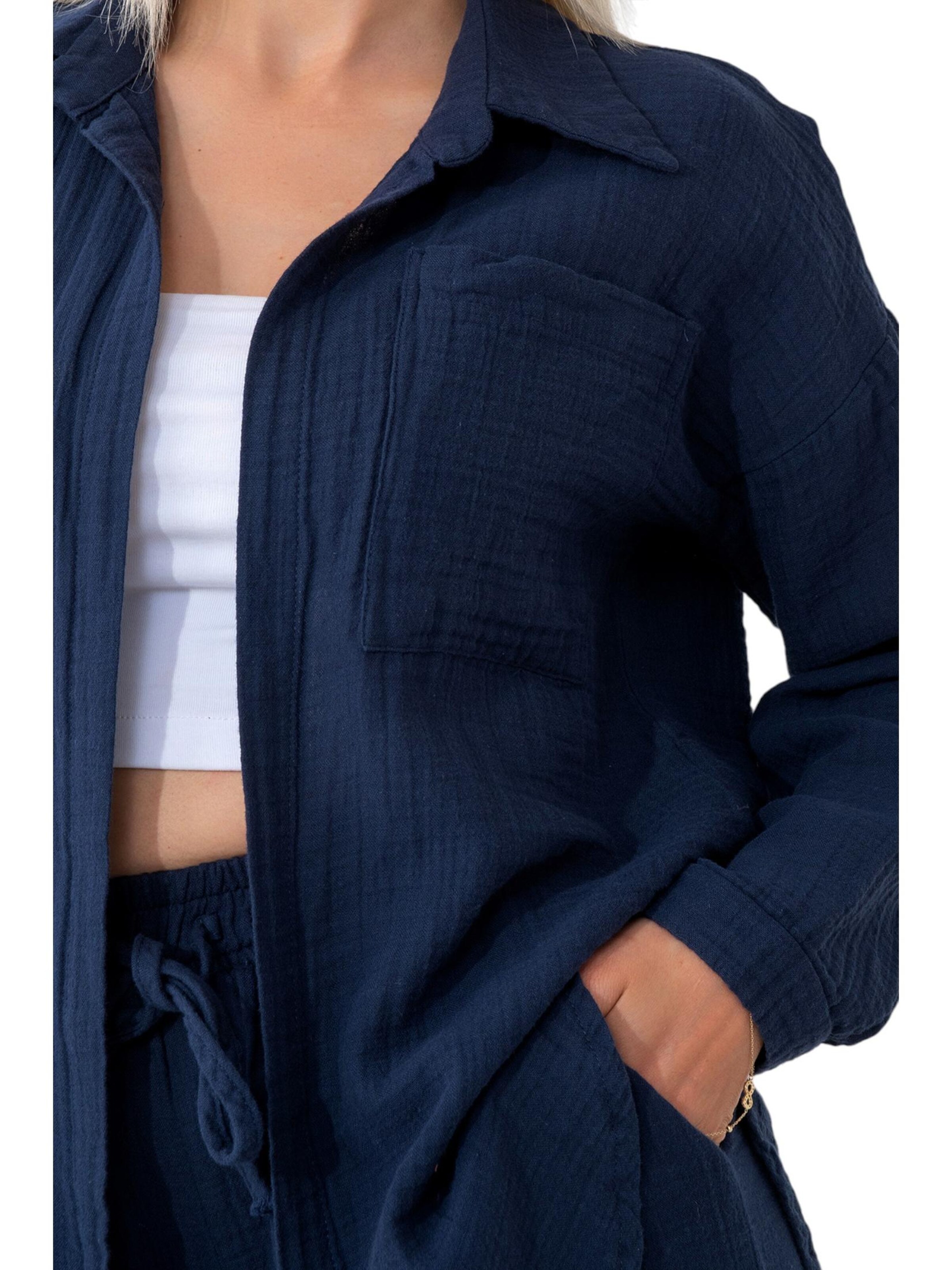 WENOR - Blusa 'NALYA' en azul