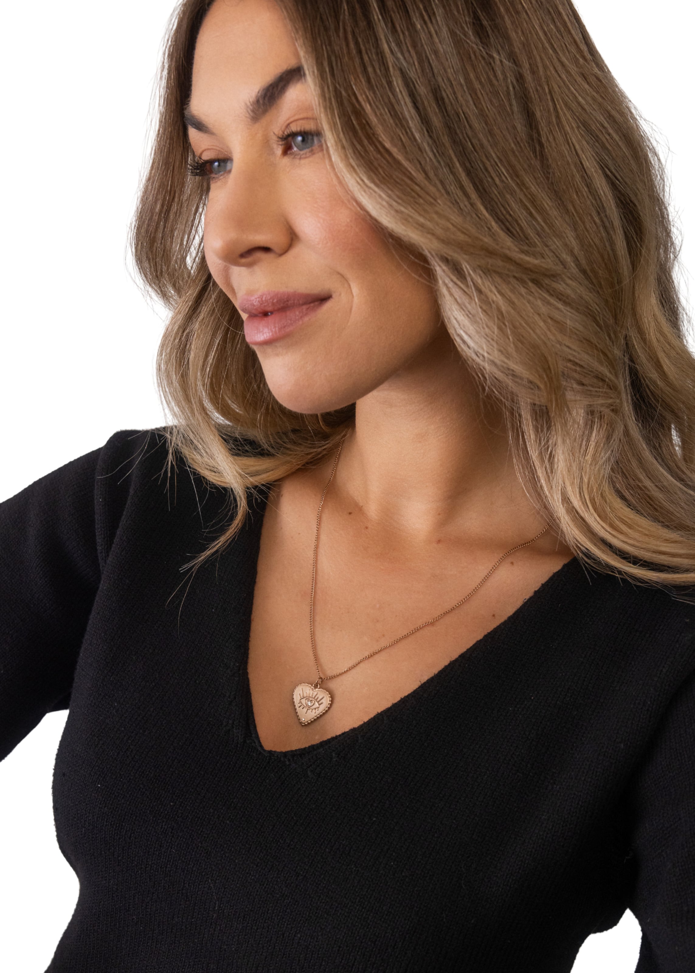 PURELEI Necklace 'Bright Heart' in Gold