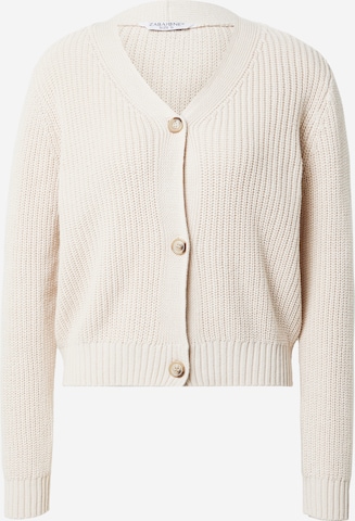 ZABAIONE Knit Cardigan 'Madison' in Beige: front
