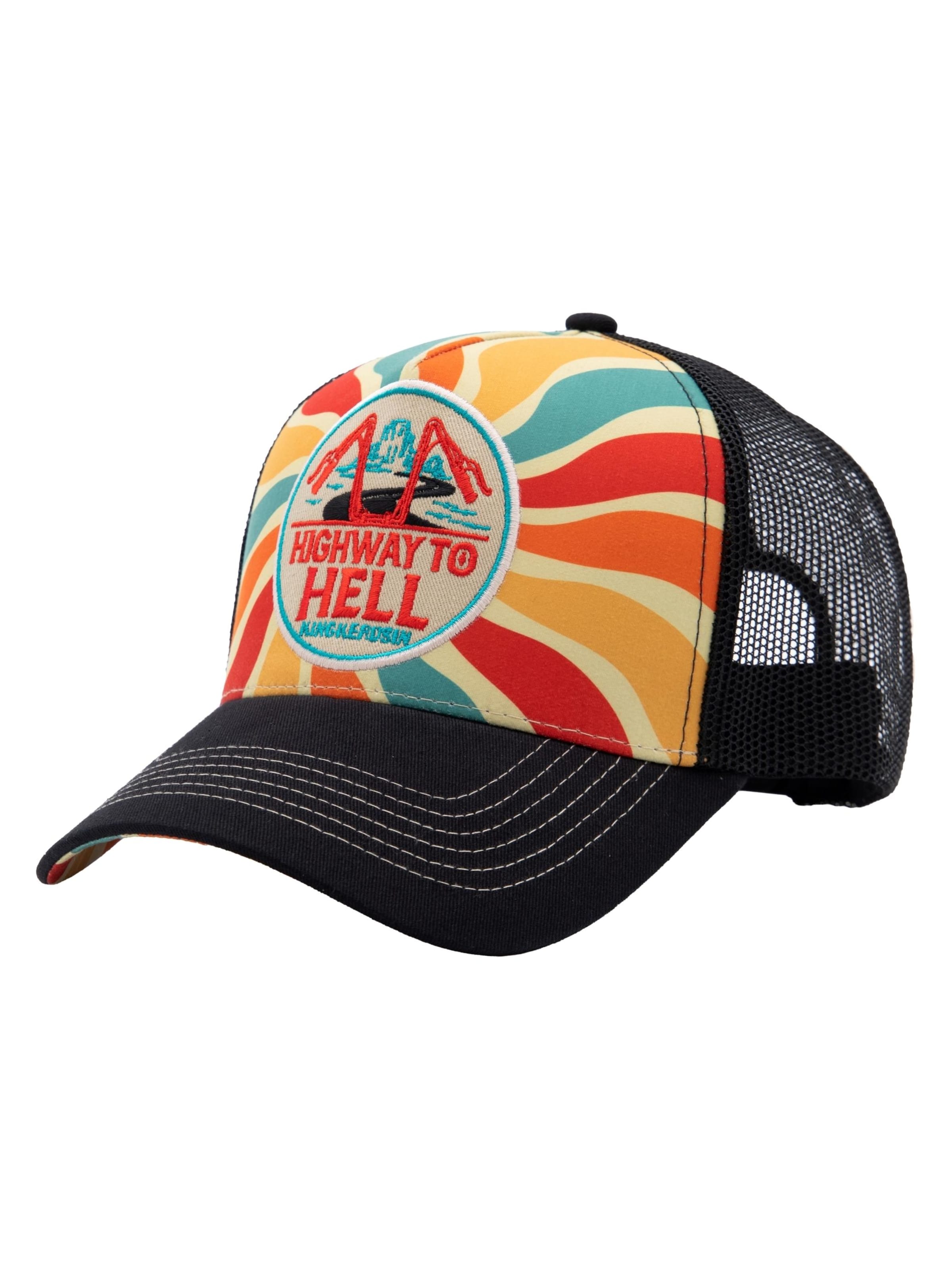 King Kerosin Cap 'Highway To Hell' in Blue: front