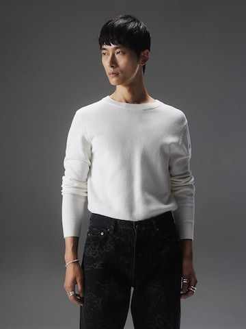 J.Lindeberg Sweater 'Archer' in White: front