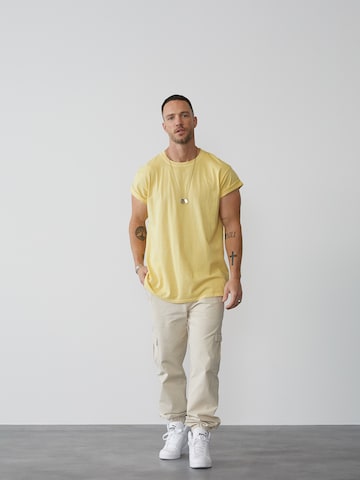 DAN FOX APPAREL Regular fit Shirt 'Luke' in Geel