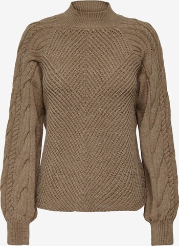 ONLY Sweater 'Freya' in Brown: front
