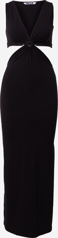 melns NEON & NYLON Vasaras kleita 'Lina': no priekšpuses