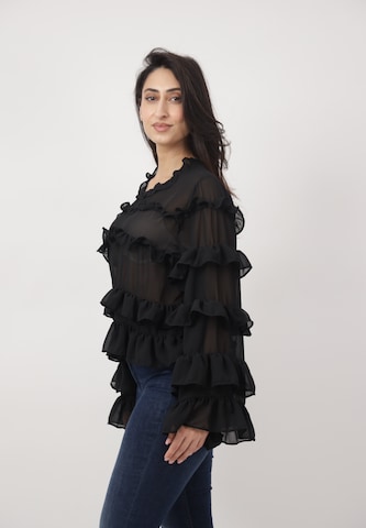 CHERRY KOKO Blouse in Zwart