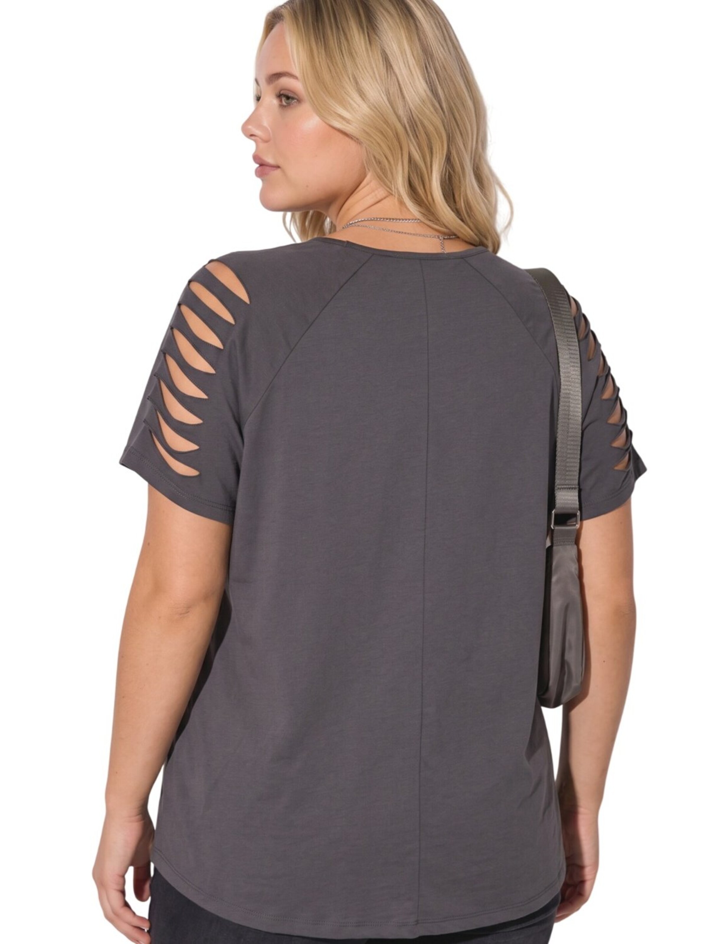 Shape Of You Shirt in Grijs