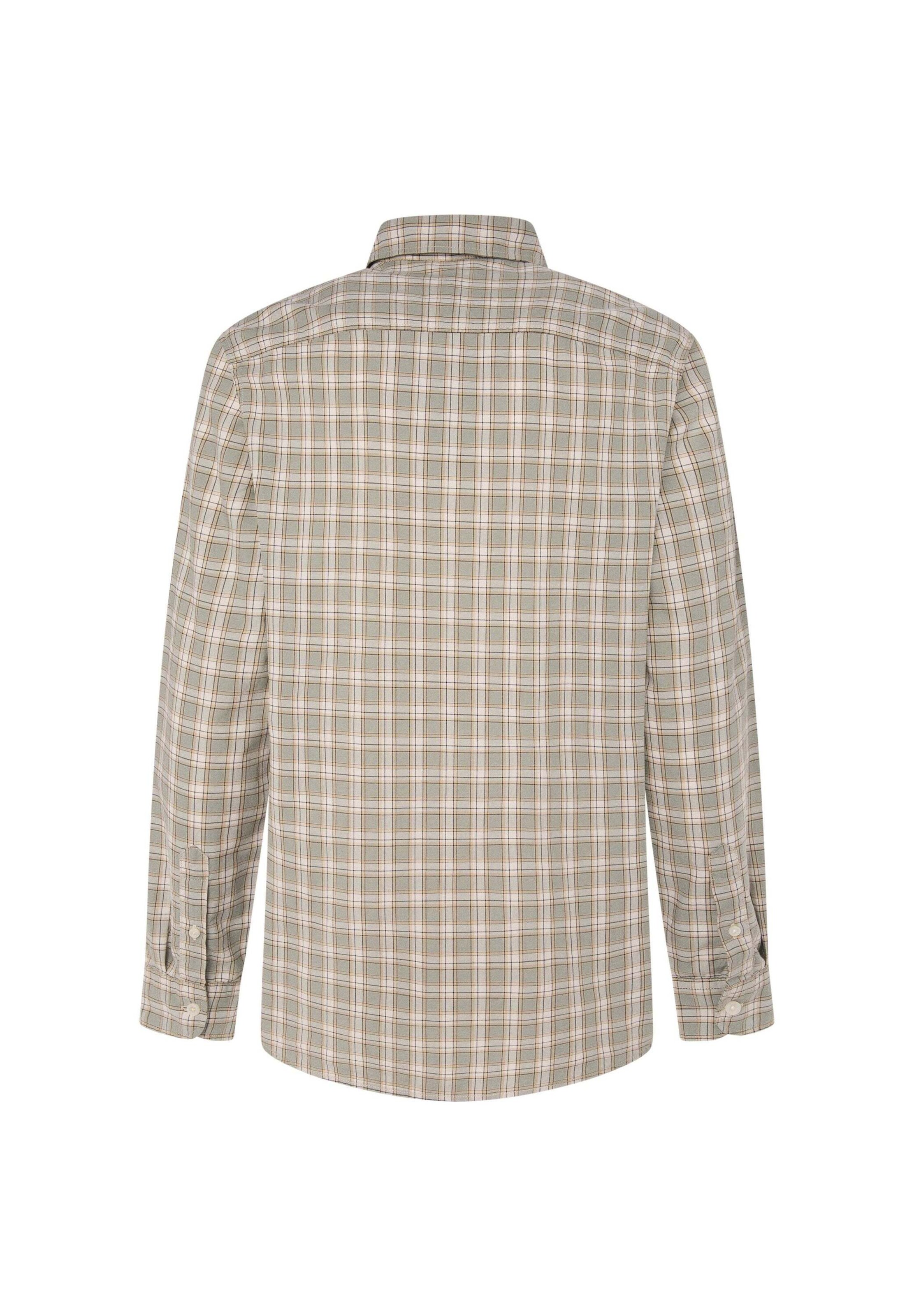 Pepe Jeans Regular Fit Hemd 'MILO' in Grün