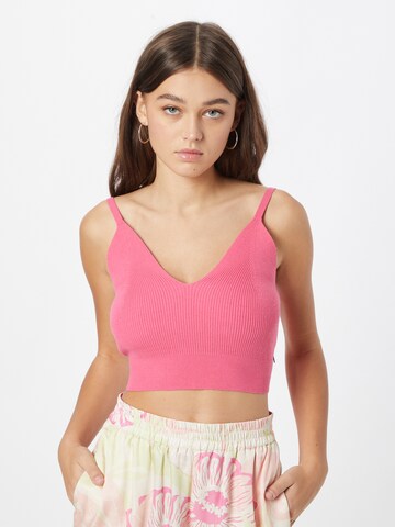 SCOTCH & SODA Gebreide top in Roze: voorkant