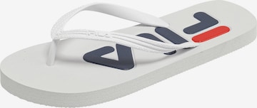 FILA T-Bar Sandals 'TROY' in White: front