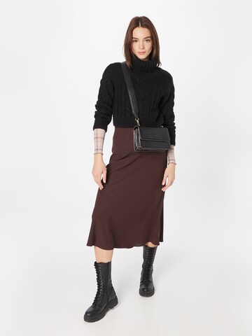 PIECES Skirt 'FRANAN' in Brown