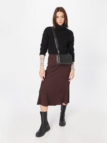 PIECES Skirt 'FRANAN' in Brown