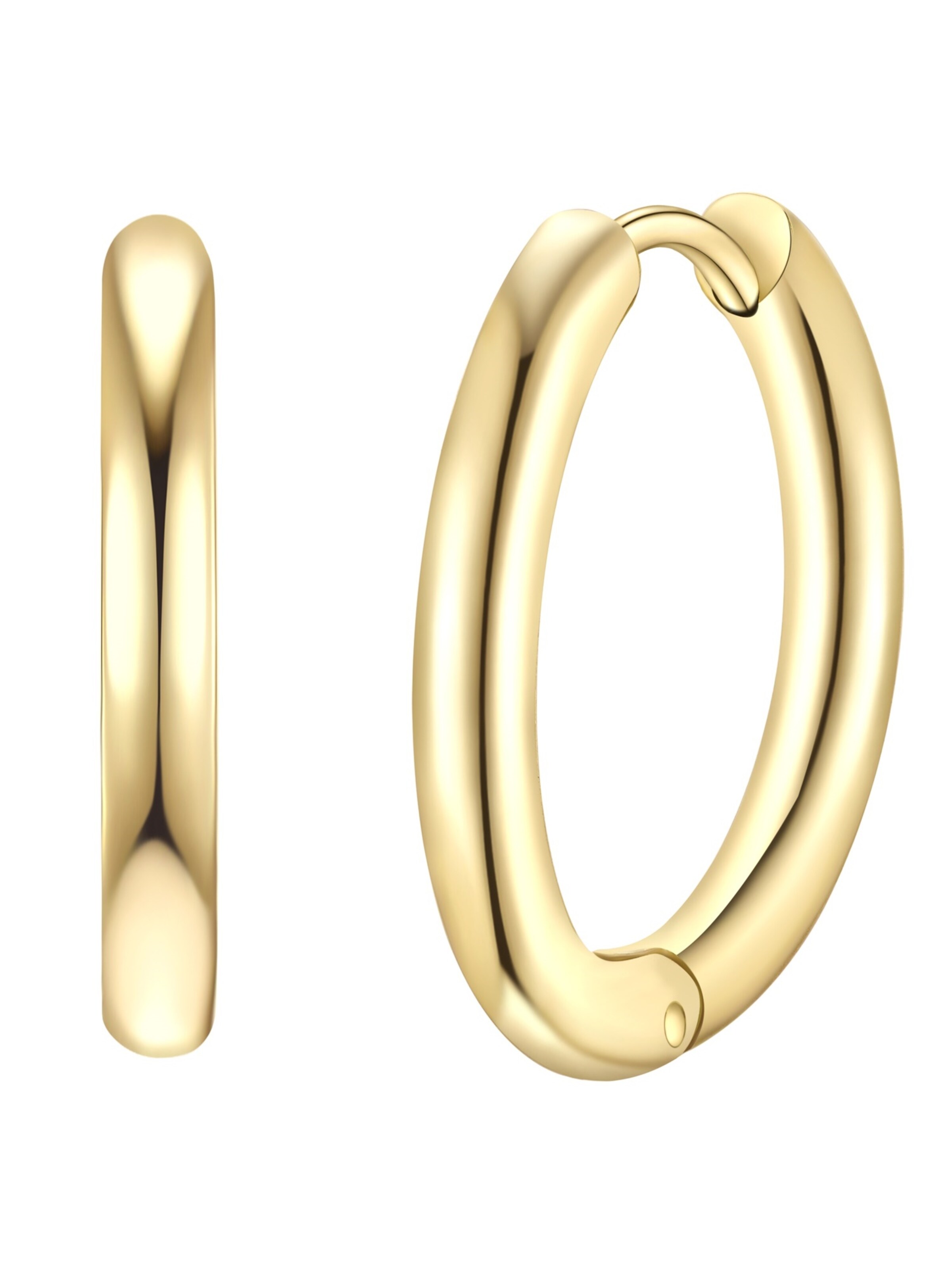 Eastside Earrings in Gold: front