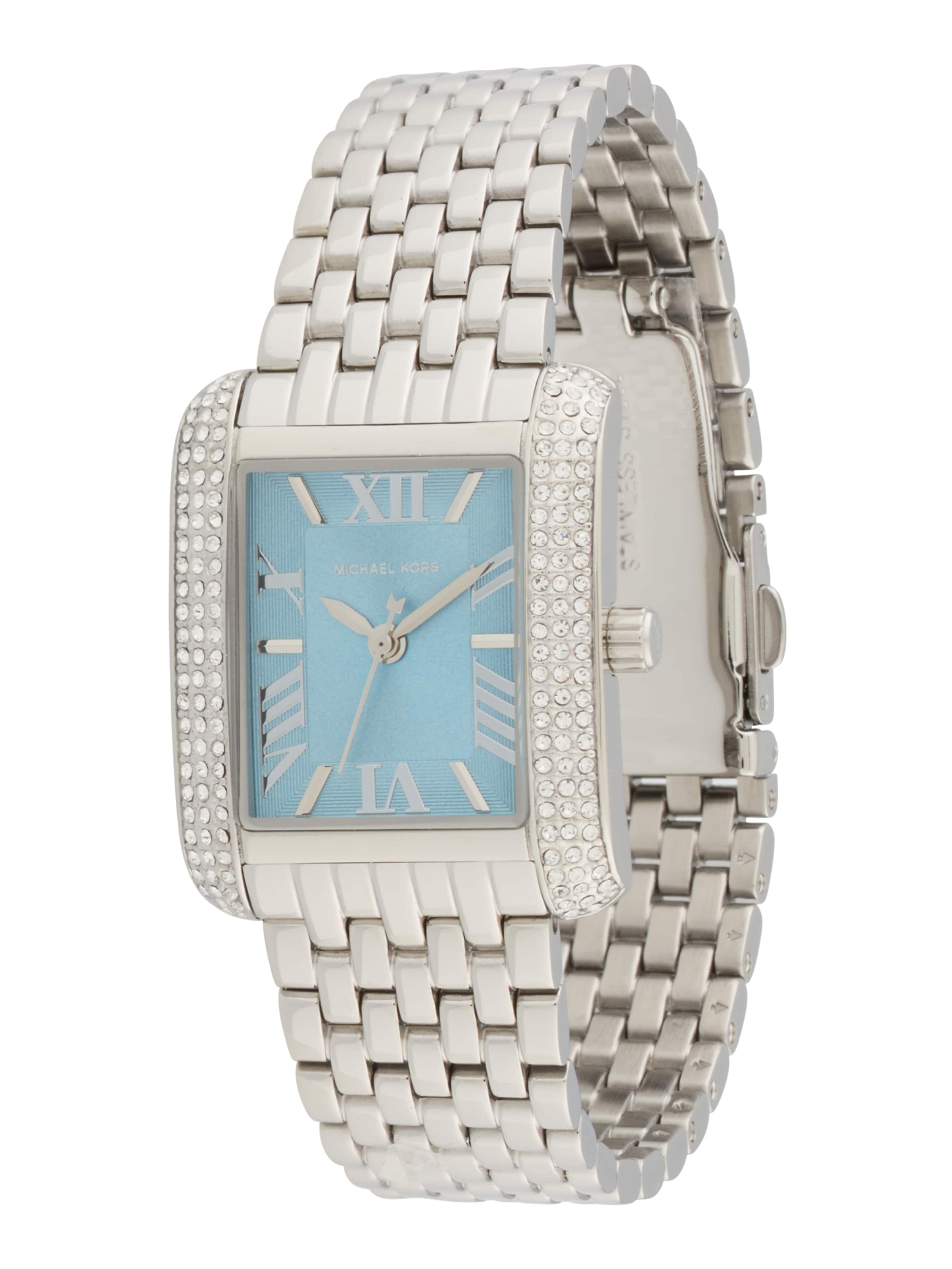 MICHAEL Michael Kors Analógové hodinky 'EMERY' - Strieborná: predná strana
