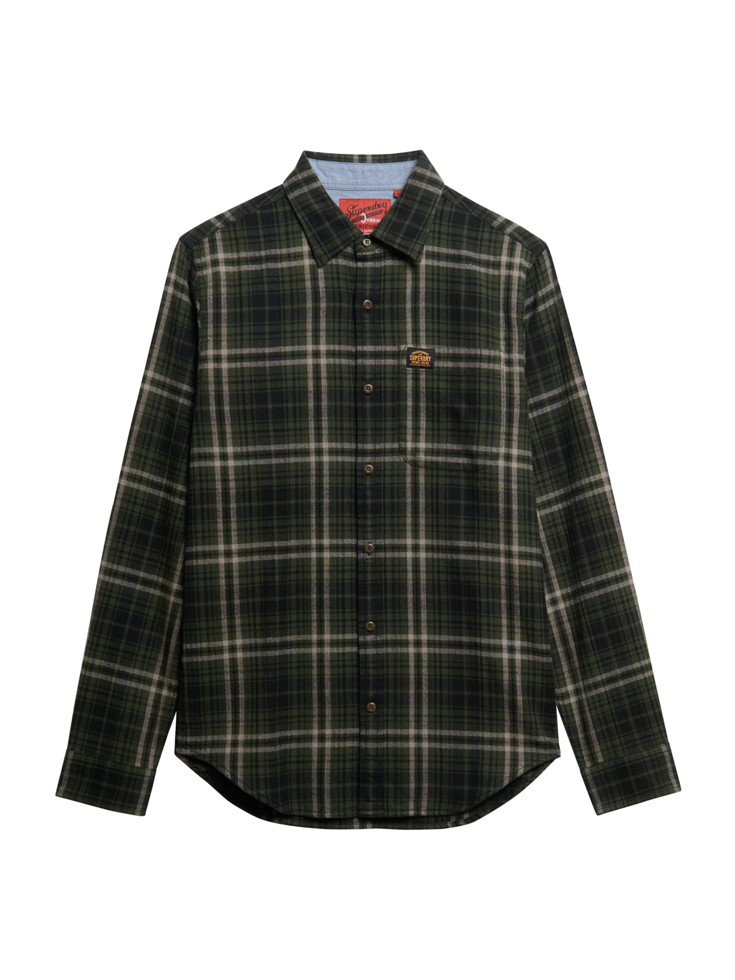 Fit confort Chemise Superdry & Co en vert : devant