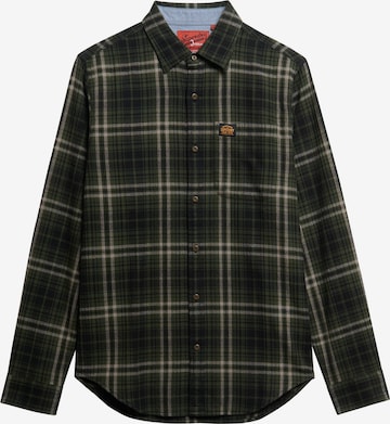Fit confort Chemise Superdry & Co en vert : devant