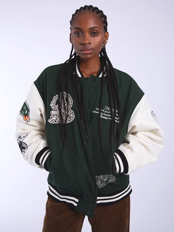 Dr. Denim Between-season jacket 'Annivarsity' in Green