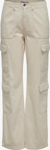 Regular Pantalon cargo 'MALFY' ONLY en beige : devant