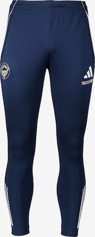 ADIDAS PERFORMANCE Slimfit Urheiluhousut värissä sininen: etupuoli