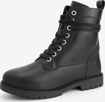 Bottines à lacets 'Kafjord' Travelin en noir : devant