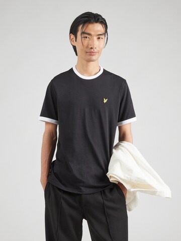 Lyle & Scott Shirt 'Ringer' in Black: front