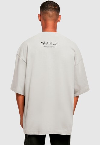 Merchcode Тениска 'Love Yourself First' в сиво